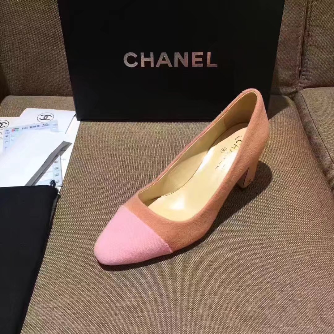 Chanel Pump Leather CH2146 Pink Chanel Pump Leather CH2146 Pink