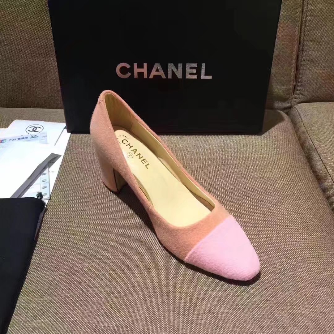 Chanel Pump Leather CH2146 Pink Chanel Pump Leather CH2146 Pink
