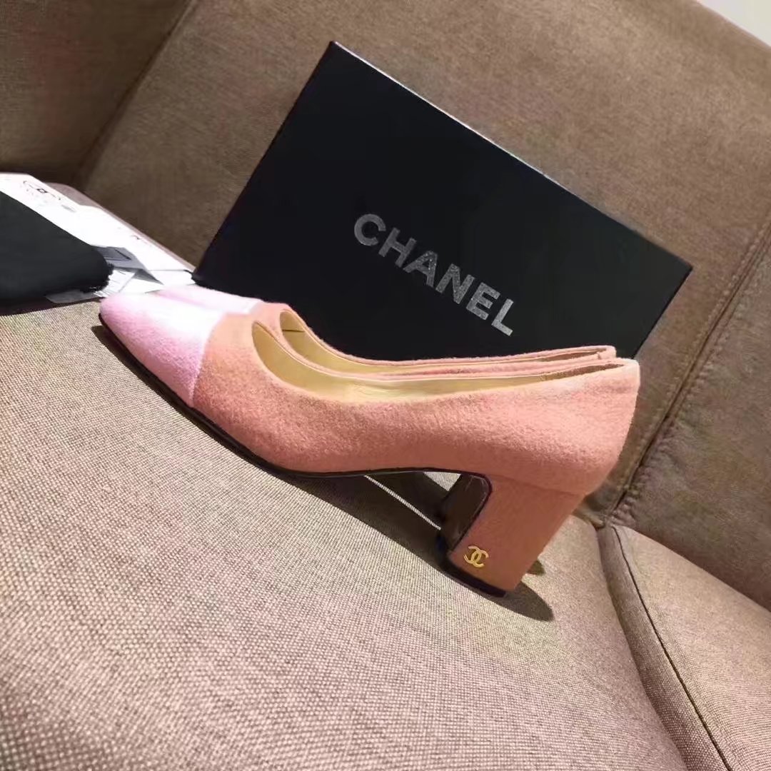 Chanel Pump Leather CH2146 Pink Chanel Pump Leather CH2146 Pink