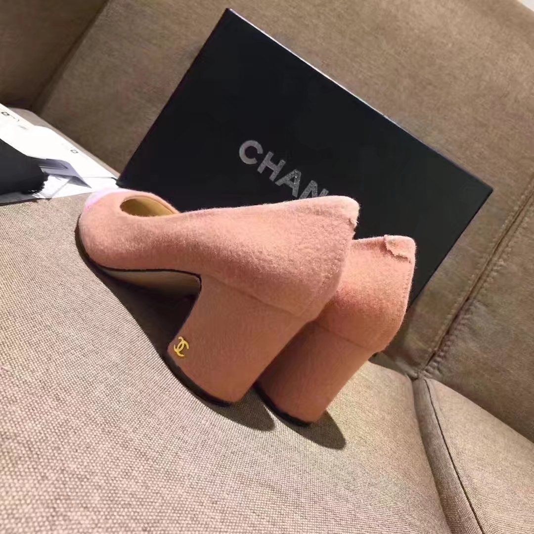 Chanel Pump Leather CH2146 Pink Chanel Pump Leather CH2146 Pink