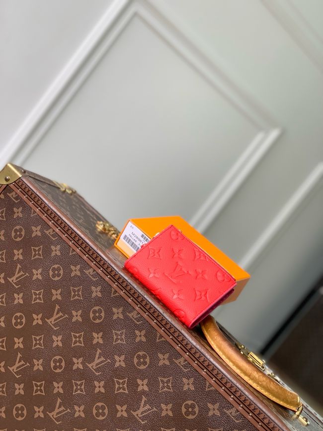 Louis Vuitton Charms Pocket Wallet M28981 red Louis Vuitton Charms Pocket Wallet M28981 red