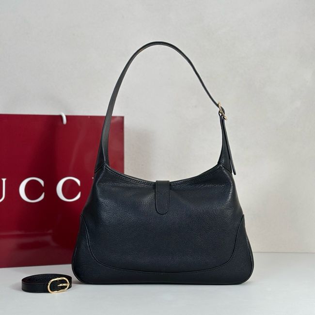 Gucci Jackie 1961 medium shoulder bag leather 863136 black