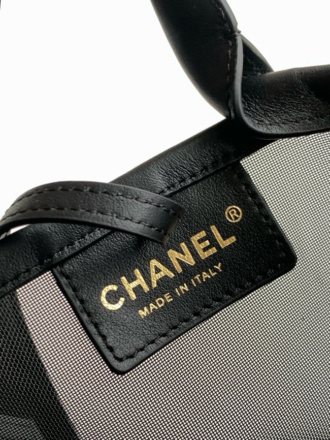 Chanel Large Bucket Bag AS6189 Transparent & black Chanel Large Bucket Bag AS6189 Transparent & black