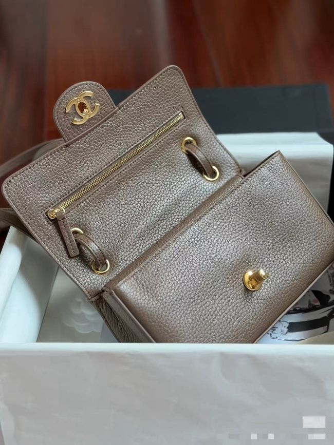 Chanel Mini Flap Bag AS6573 brown