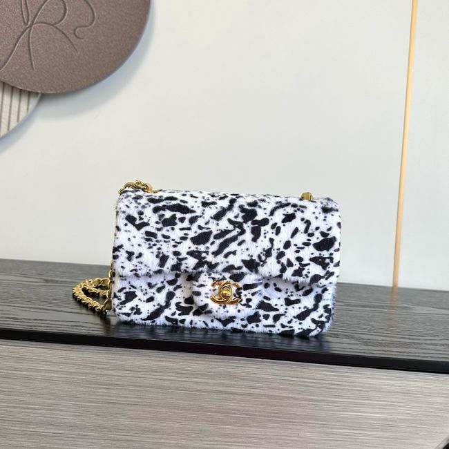 Chanel MINI FLAP BAG AS1116 white & Black