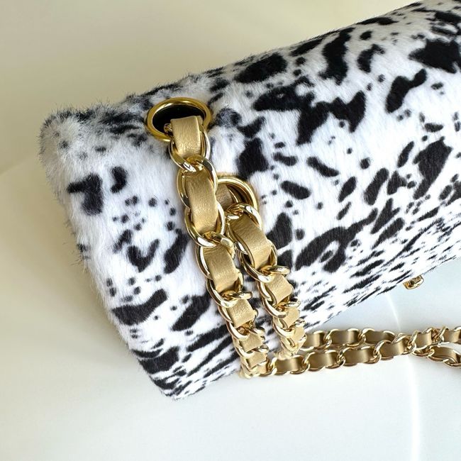 Chanel SMALL FLAP BAG AS1112 White & Black