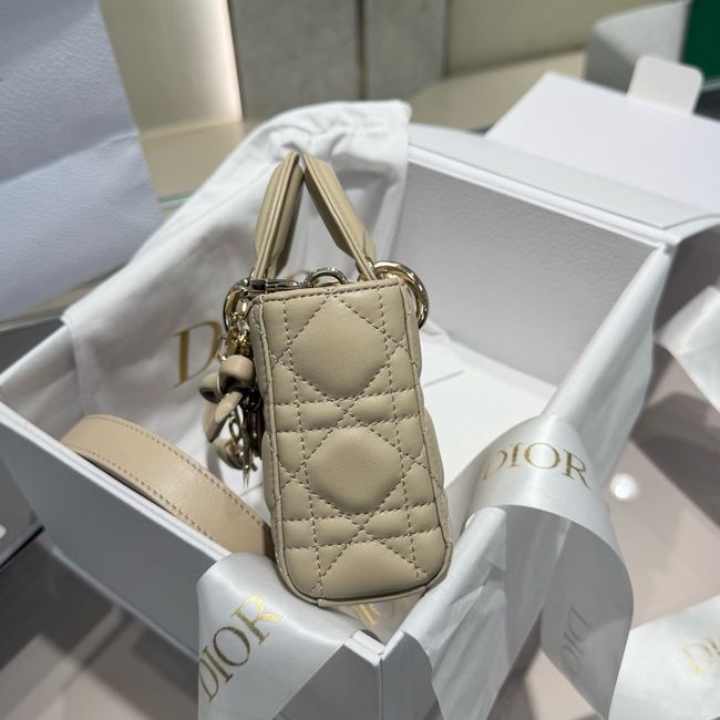 Dior Mini Lady D-Joy Bag Cannage Lambskin M0636O Trench