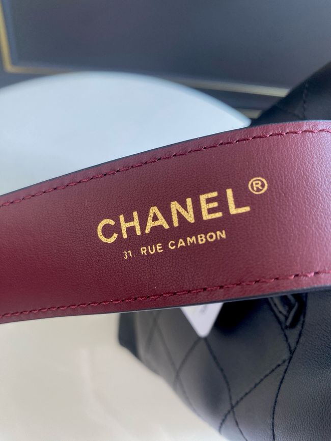 Chanel Calfskin Bucket Bag AS6584 black