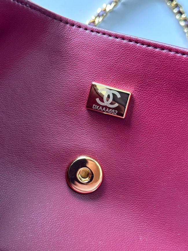 Chanel Mini Flap Bag with Top Handle AS6424 Ivory