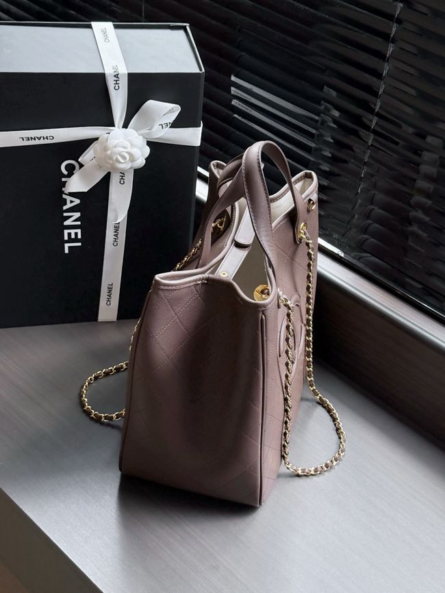Chanel Small Shopping Bag AS6200 Burgundy