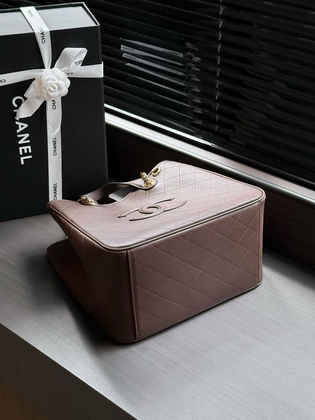 Chanel Small Shopping Bag AS6200 Burgundy