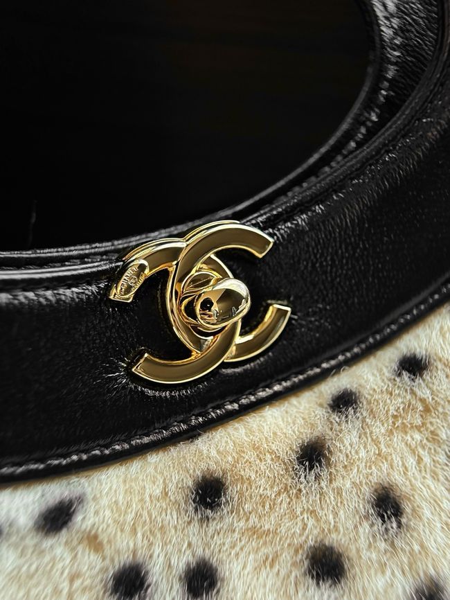 CHANEL 31 Mini Shopping Bag AS6361 Light Beige & Black