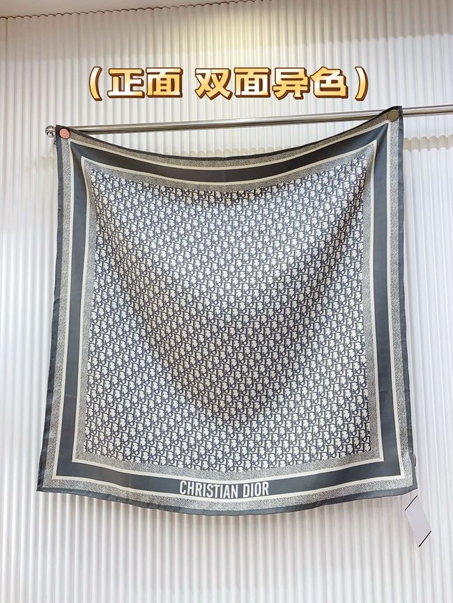 Dior 90 Square Scarf Silk Twill KY199-3