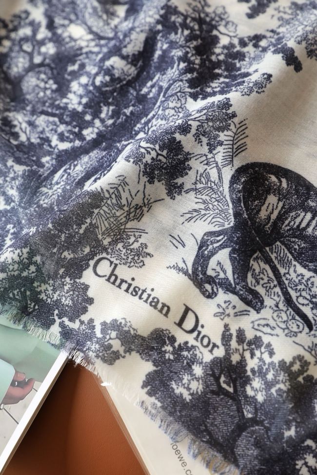 Dior Shawl Wool Silk and Cotton KY195