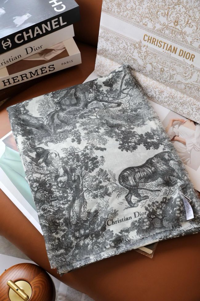 Dior Shawl Wool Silk and Cotton KY197