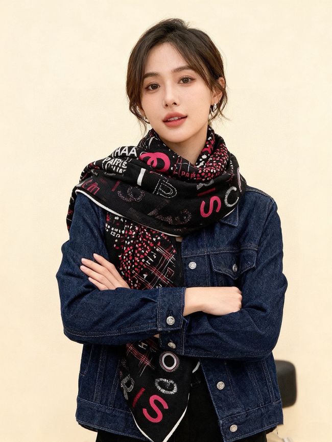 Chanel cashmere Shawl B25977-1