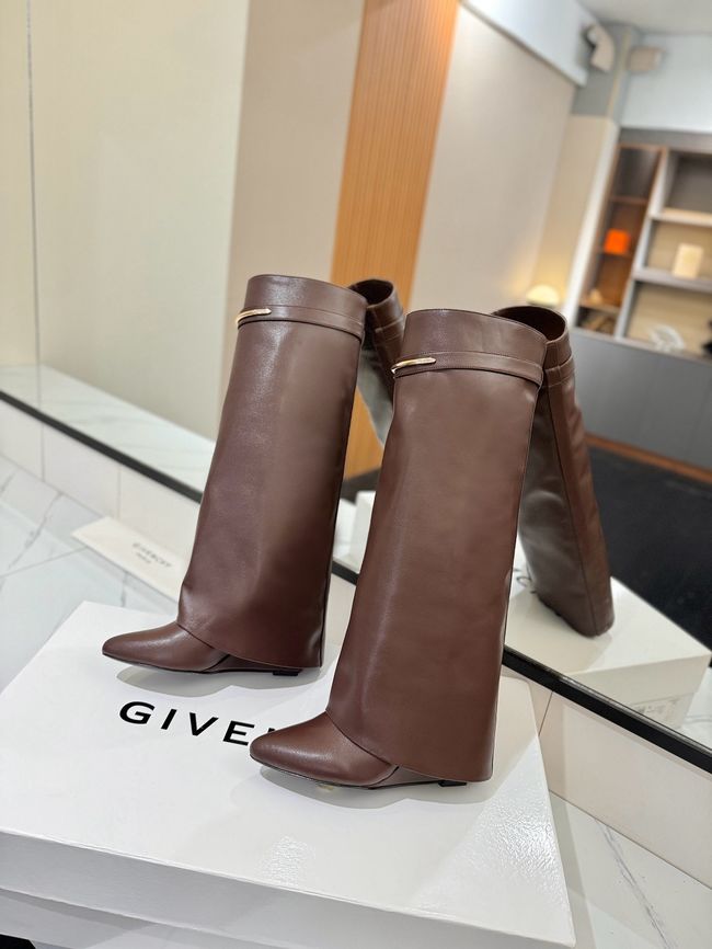 Givenchy High Boots Shiny Calfskin high heels 8.5CM 65261-6