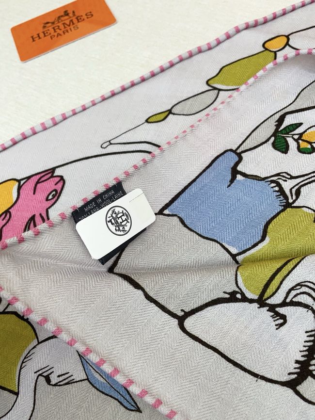 Hermes cashmere scarf H251527-3