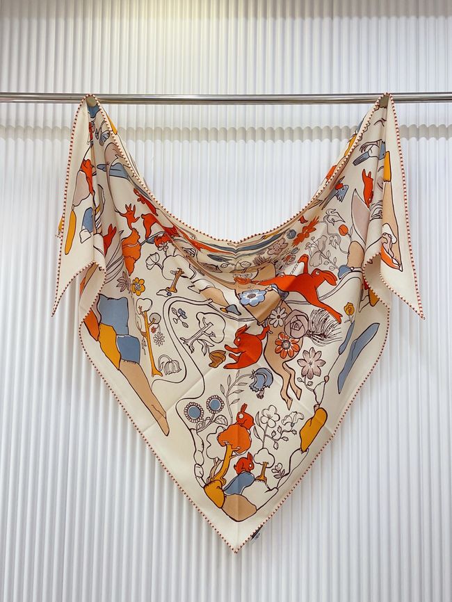 Hermes cashmere scarf H251527-4