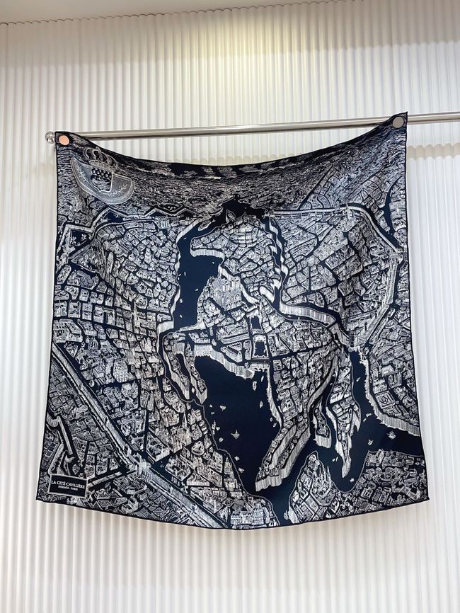 Hermes cashmere scarf H251530-1