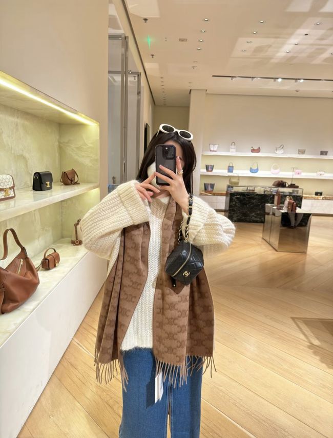Celine Shawl Wool Silk and Cotton 873733-2