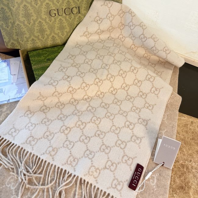 Gucci cashmere scarf 873731-1