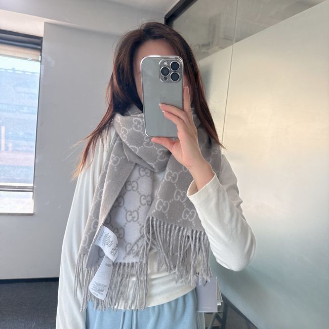 Gucci cashmere scarf 873731-2
