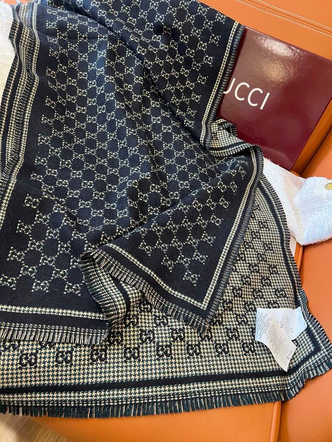 Gucci cashmere scarf 873732-4