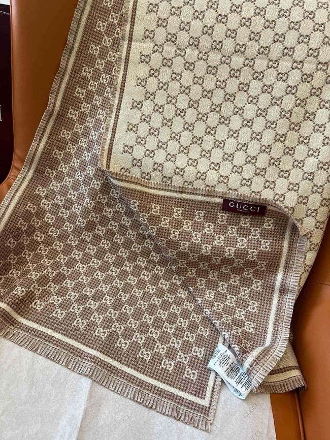 Gucci cashmere scarf 873732-5