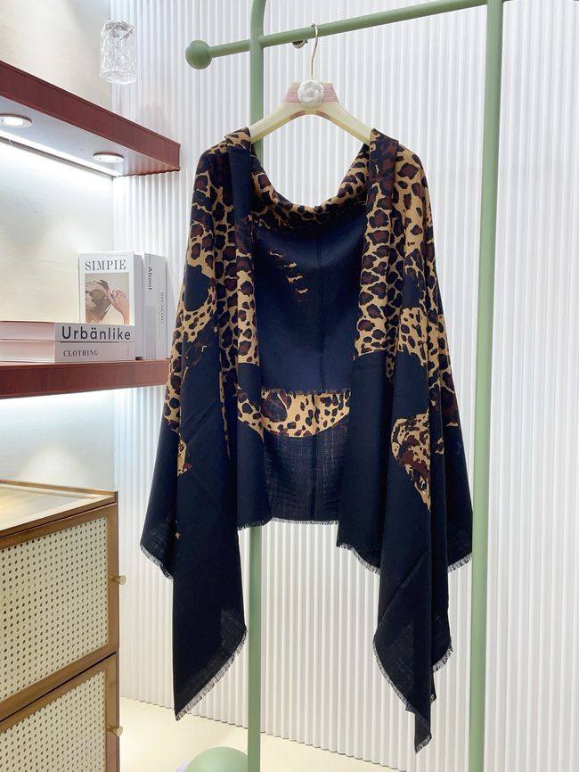 YSL Shawl Wool Silk and Cotton 873734-2
