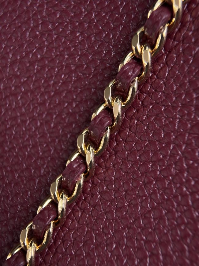 Chanel Large Vanity with chain AS6473 Burgundy