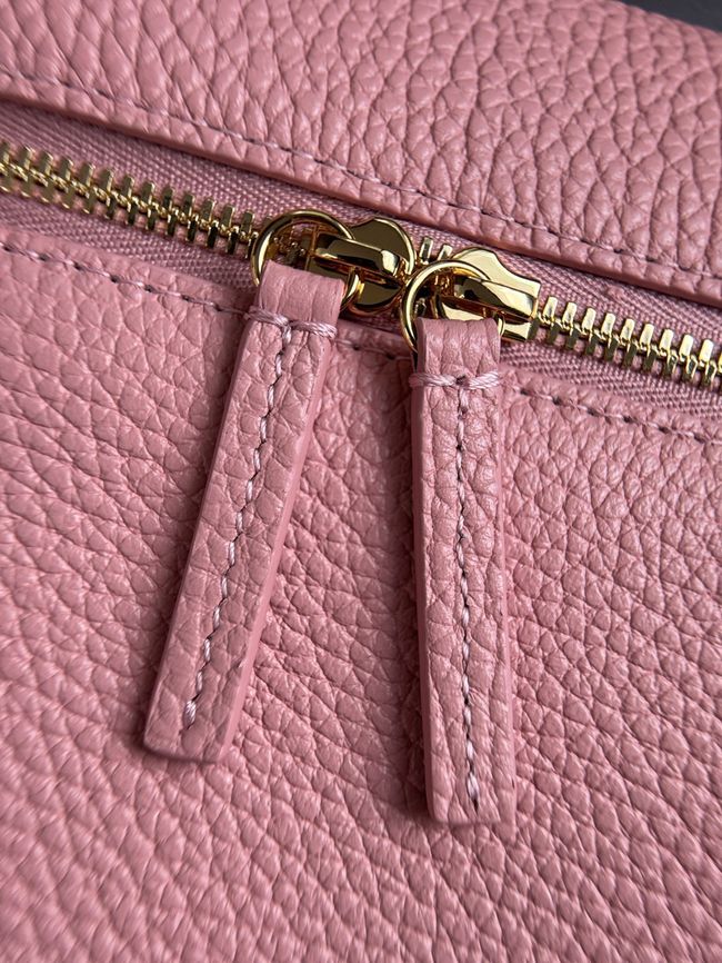 Chanel Large Vanity with chain AS6473 pink