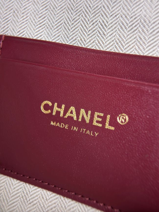 Chanel Large Vanity with chain AS6473 white