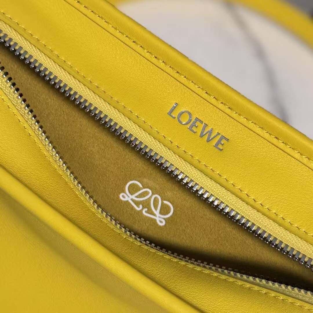 Loewe Top Handle Original Leather Bag L50231 Yellow