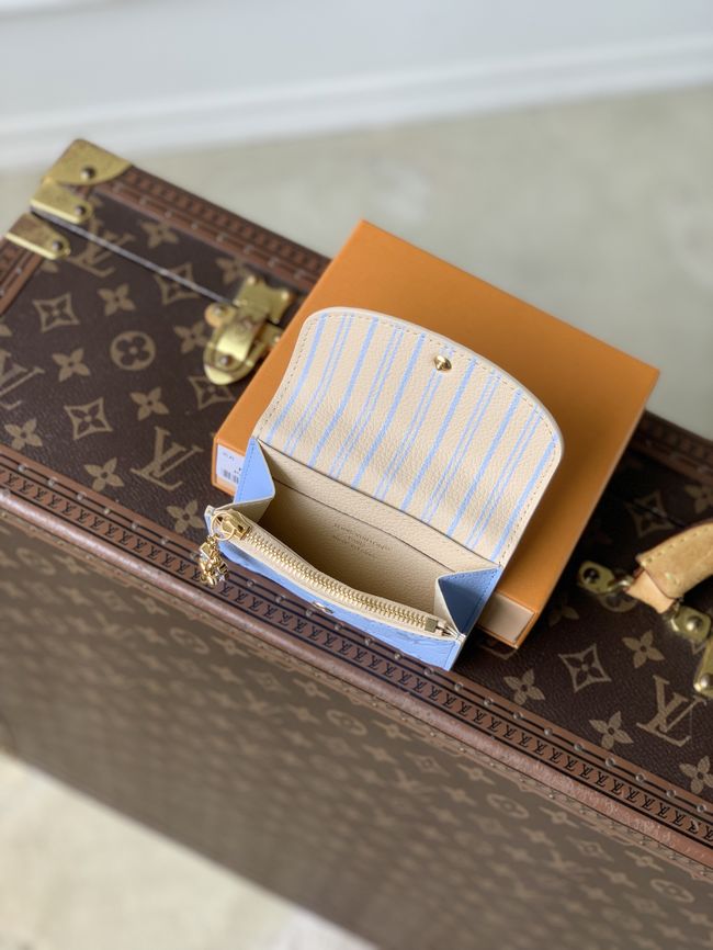 Louis Vuitton Rosalie Coin Purse M29796 Bleu Iris