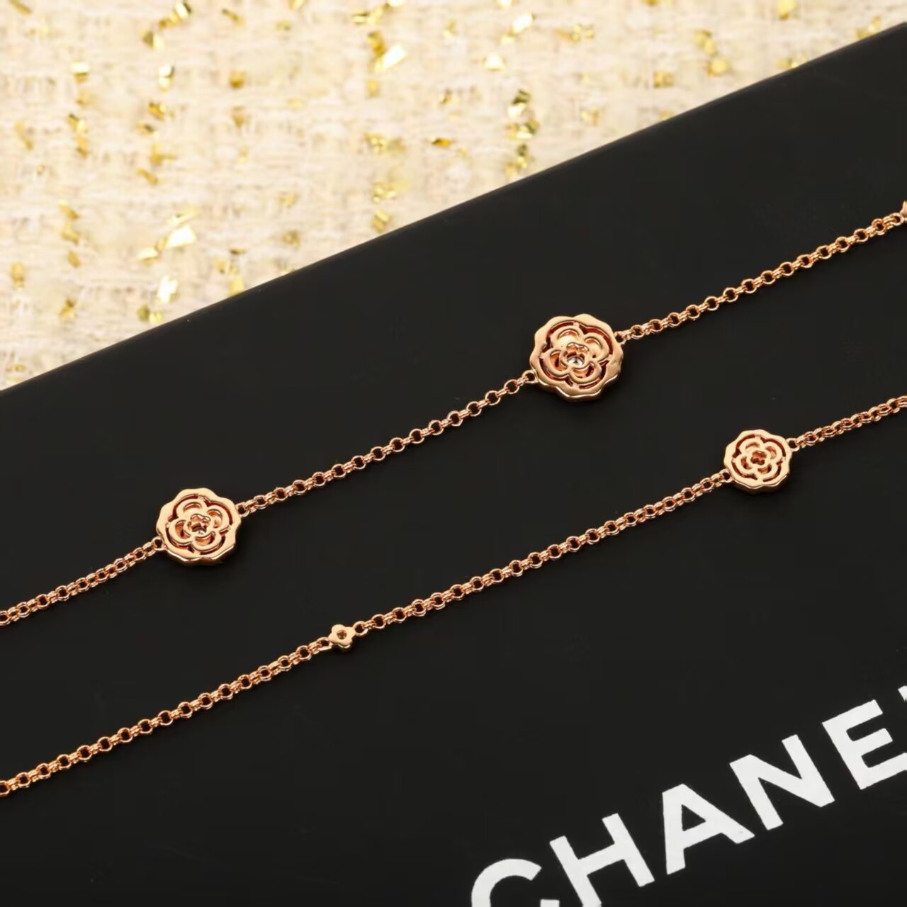 Chanel Necklace CN70314 Rose Gold