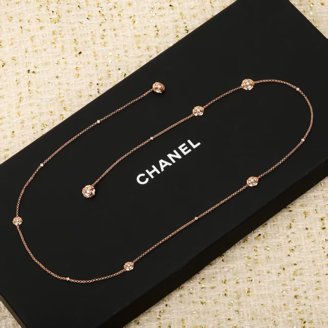 Chanel Necklace CN70314 Rose Gold