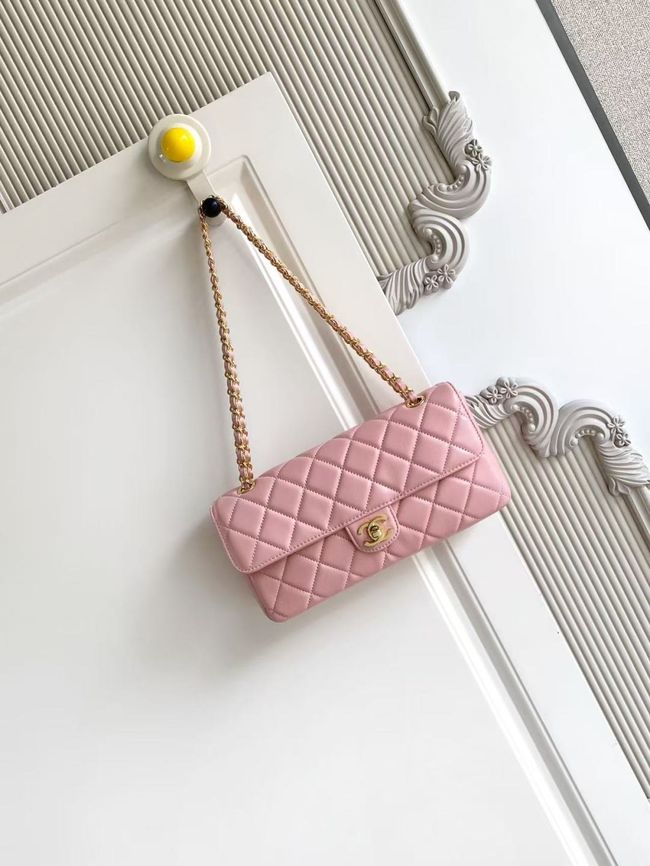 Chanel Flap Bag Lambskin AS6568 pink