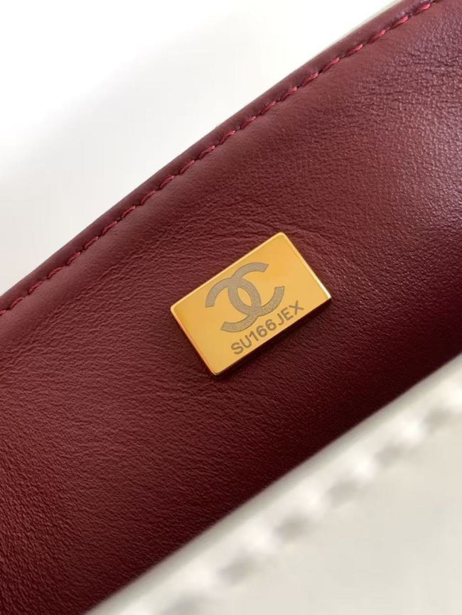Chanel Flap Bag Lambskin AS6568 white