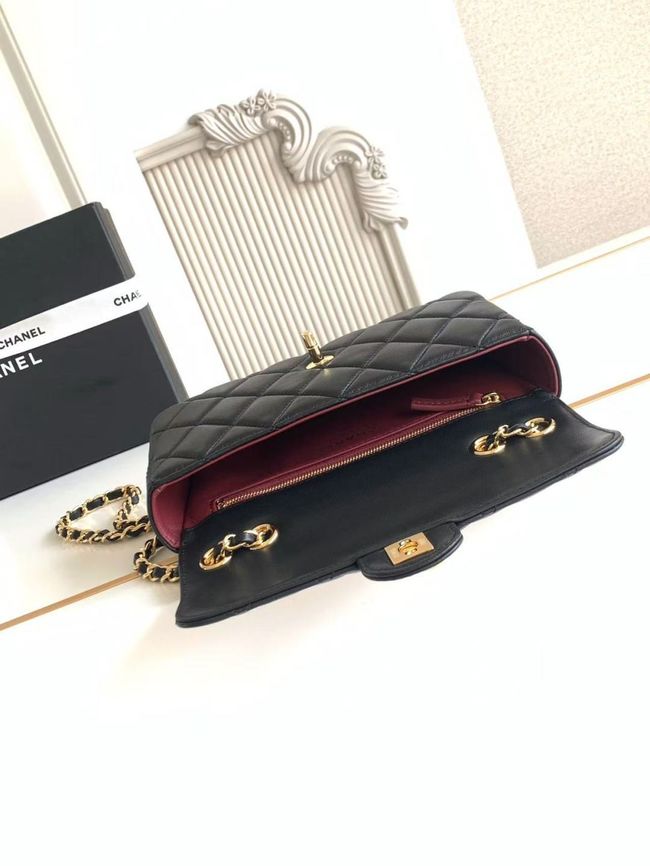 Chanel Small Flap Bag Lambskin AS6430 black