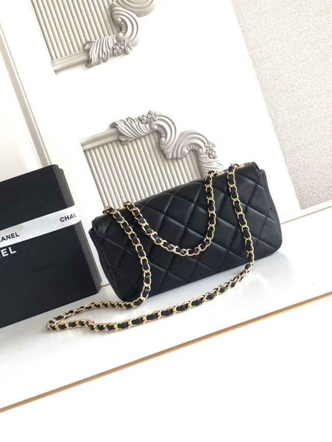 Chanel Small Flap Bag Lambskin AS6430 black