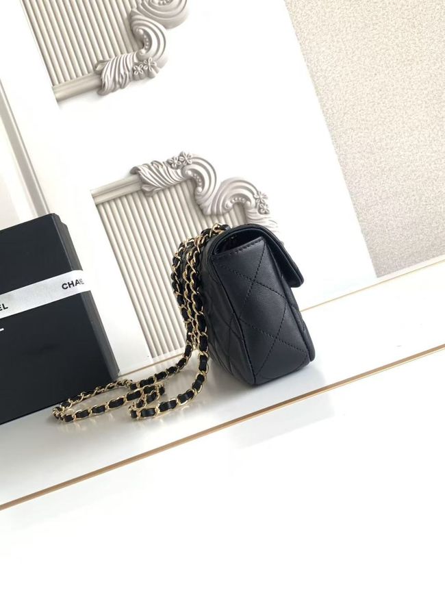 Chanel Small Flap Bag Lambskin AS6430 black