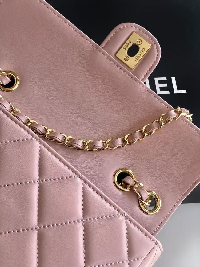 Chanel Small Flap Bag Lambskin AS6430 pink