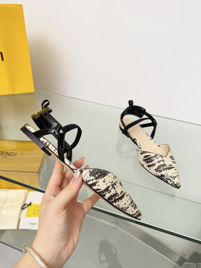 Fendi WOMENS SANDAL slingback Colibri Lite 8J8559-2