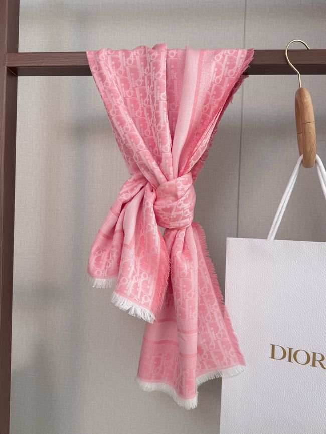 Dior Oblique Shawl Wool and Silk Jacquard I1058-1