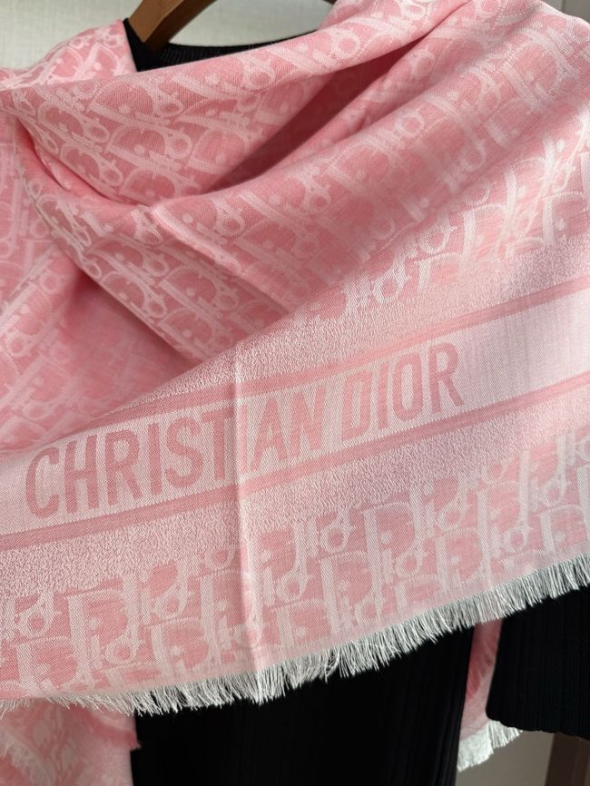 Dior Oblique Shawl Wool and Silk Jacquard I1058-1