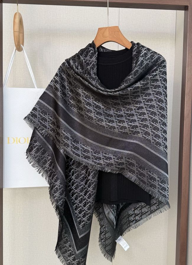 Dior Oblique Shawl Wool and Silk Jacquard I1058-12
