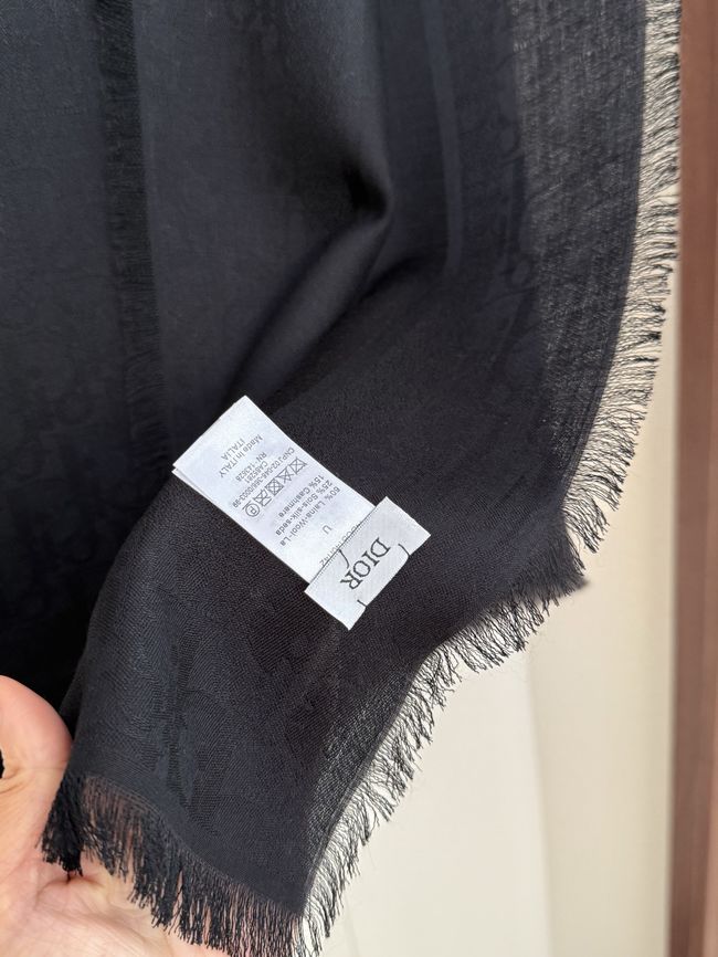 Dior Oblique Shawl Wool and Silk Jacquard I1058-5