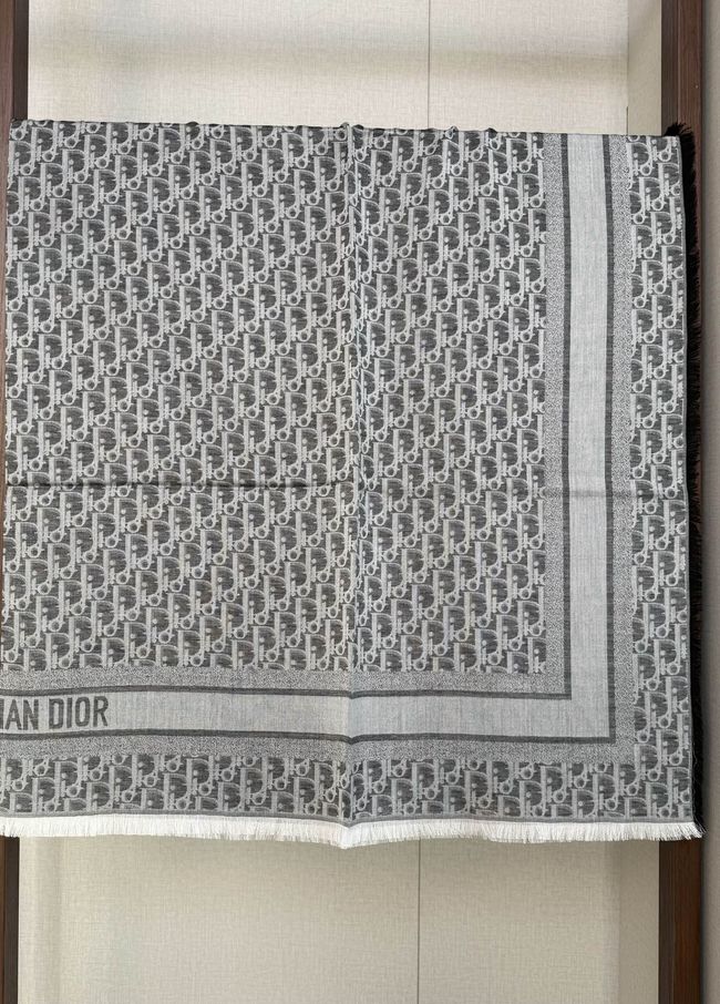 Dior Oblique Shawl Wool and Silk Jacquard I1058-7