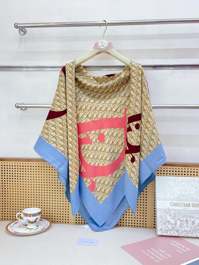 Dior Oblique Shawl Wool and Silk Jacquard I1060-1